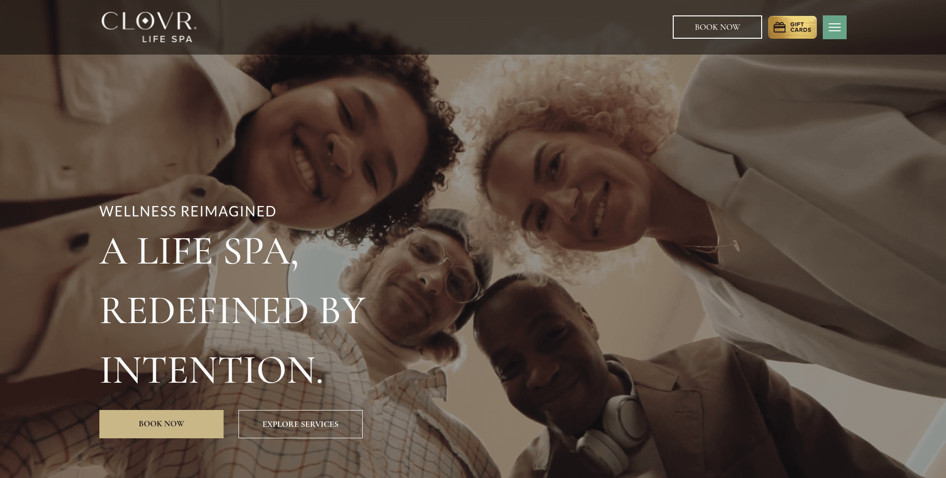 Clover Life Spa — homepage